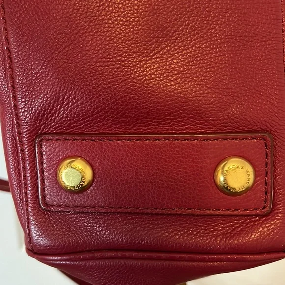Marc by Marc Jacob's soft Slouchy Buttery red satchel handbag purse large - Picture 9 of 9